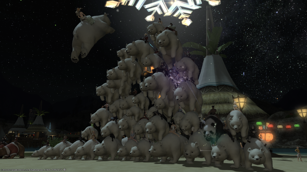 Final Fantasy XIV - polar bearamid Cactuar