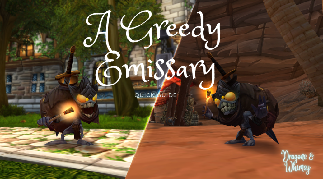 a greedy emissary quick guide - dragons and whimsy