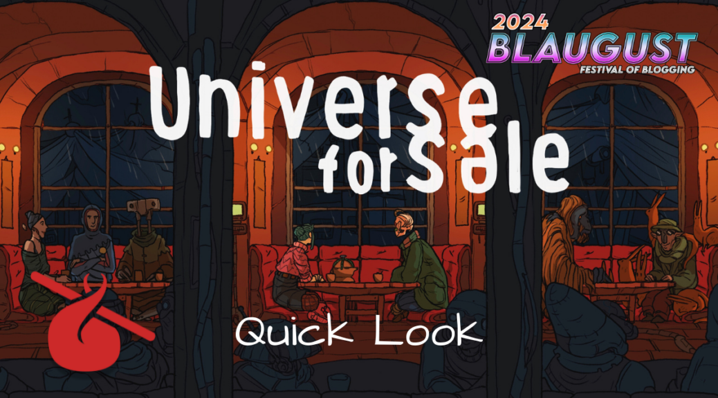 blaugust 2024 humble choice august 24 universe for sale quick look